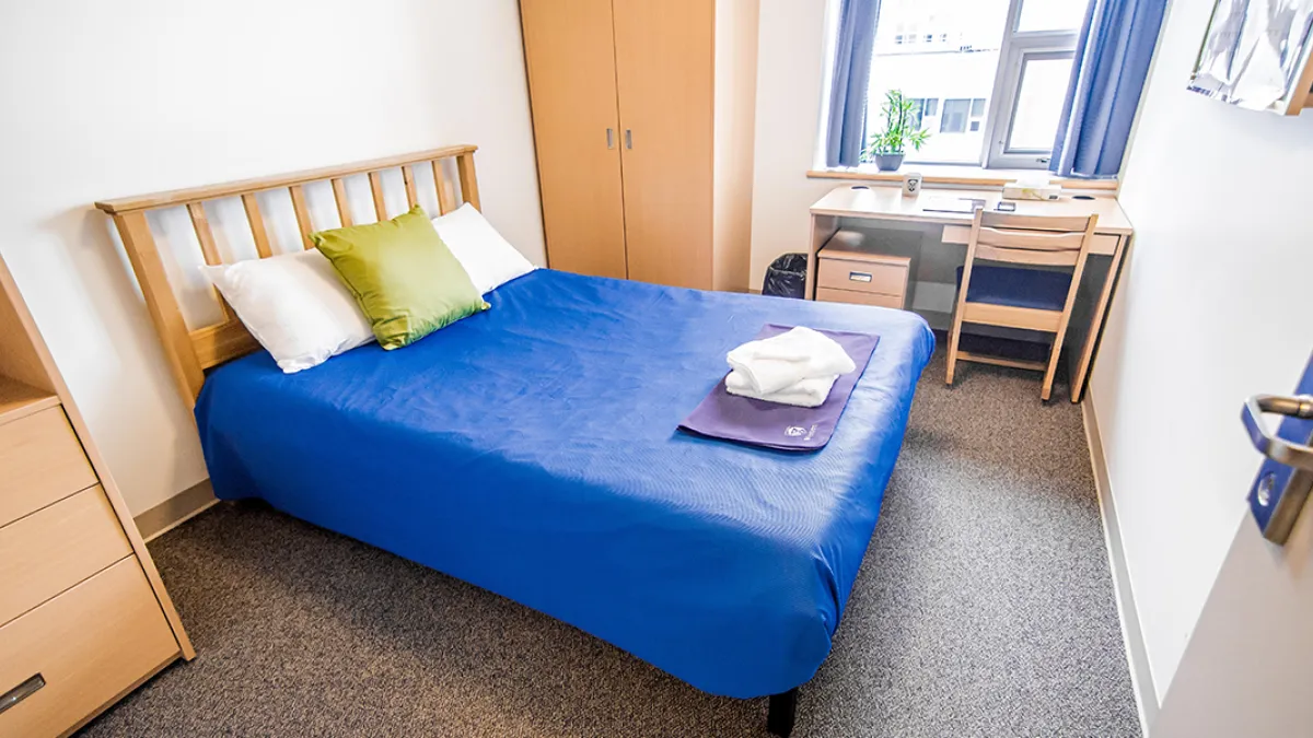 Summer Accommodations room with one double bed